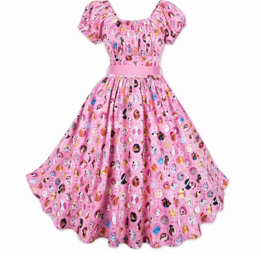 NEW Disney Parks Dress Shop Pink Disney Dogs Costume Dress